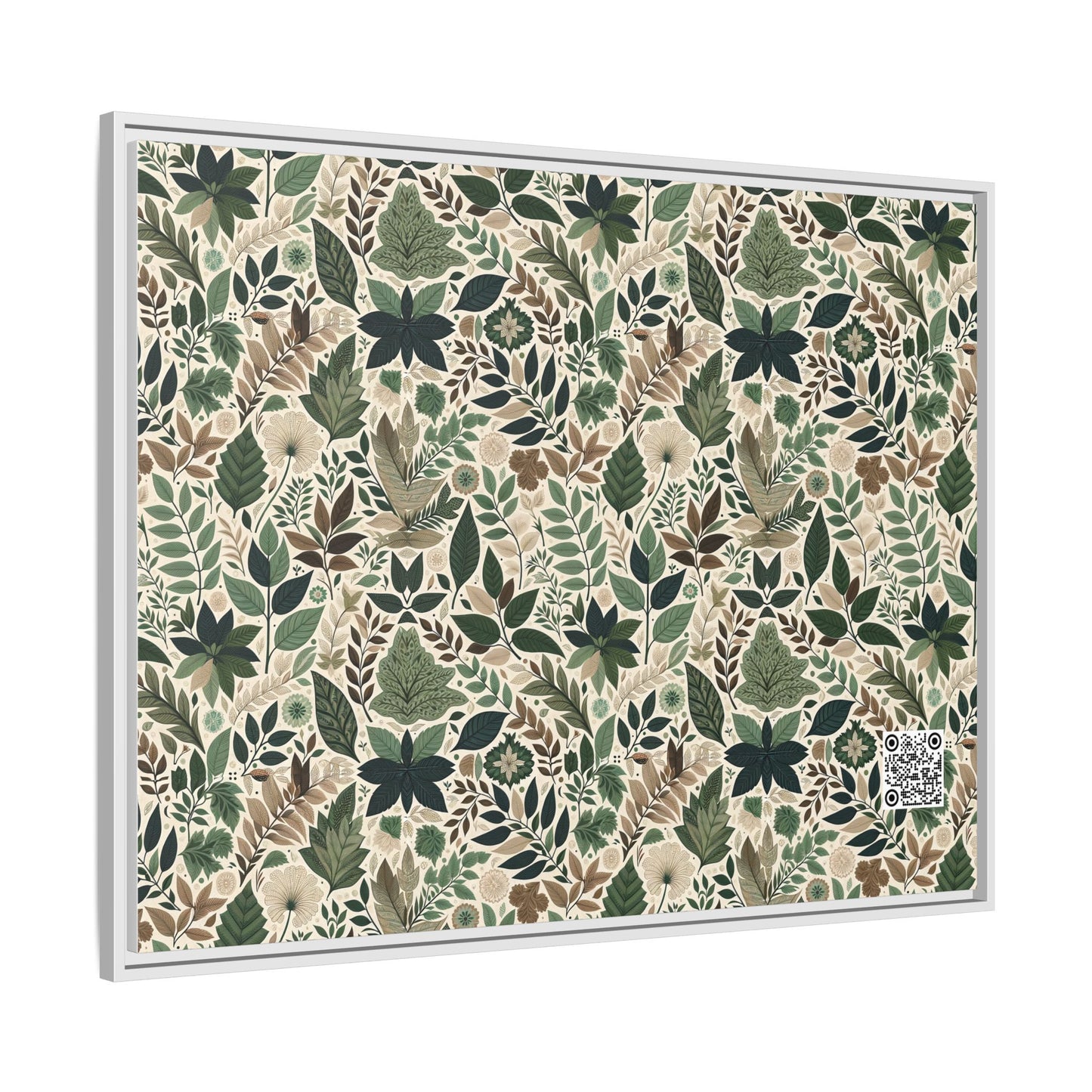 Streetwear Sustainability Environmentally Conscious Streetwear with a Natural Aesthetic Matte Canvas, Framed (multi-color) - 8404 Design-57 A