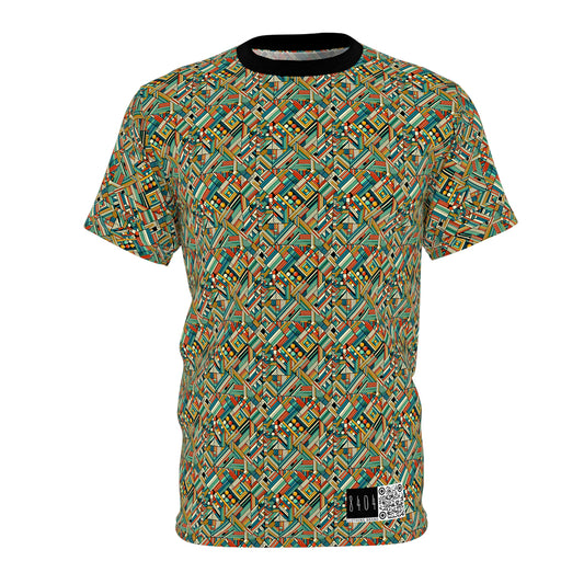 Abstract Graphic Art Modern Artistic Expression Unisex Cut & Sew Tee - 8404 Design-67