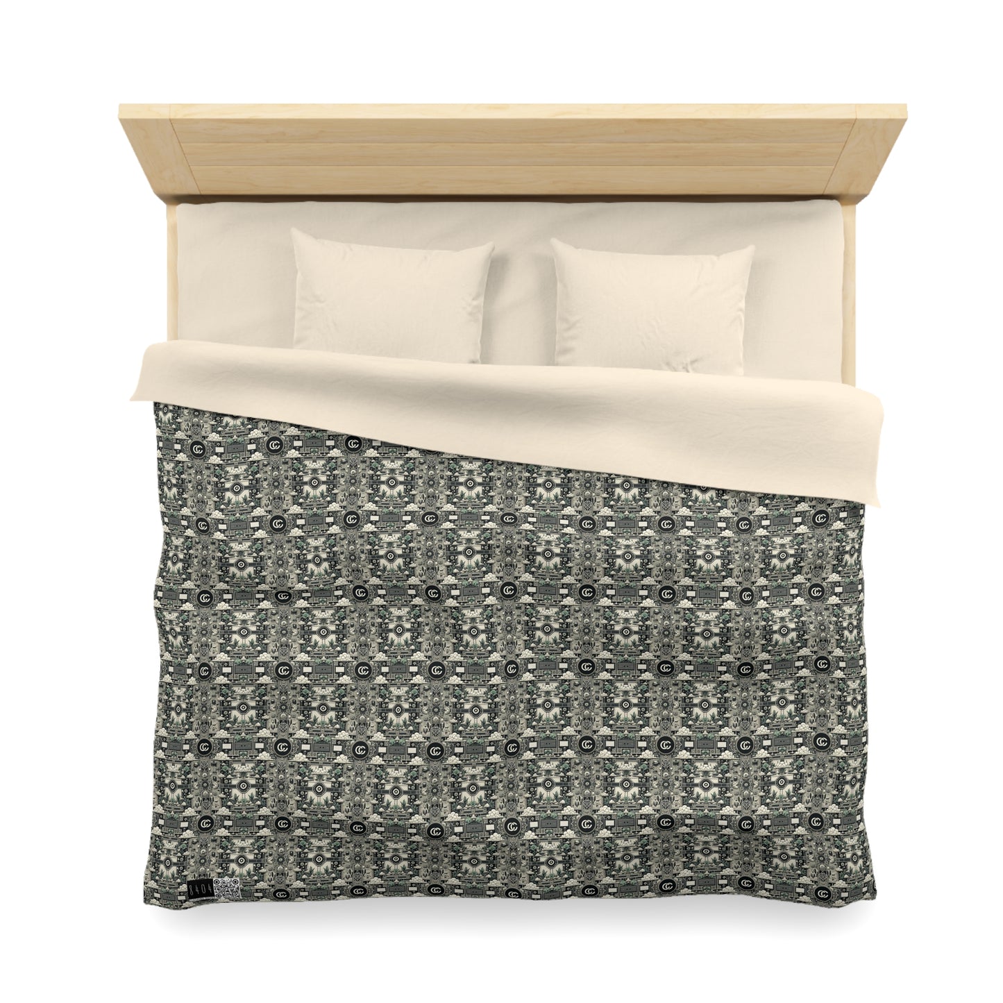Cyber Garden Party Tech Garden Extravaganza Microfiber Duvet Cover - 8404 Design-54