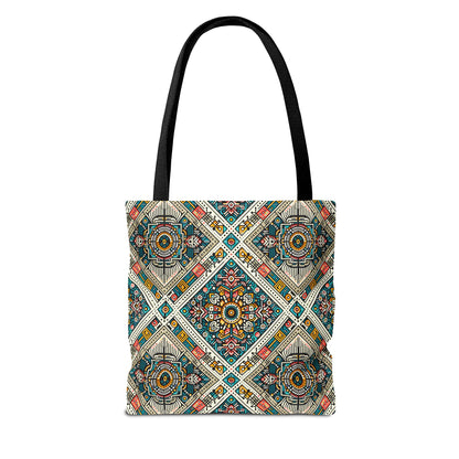 Cultural Fusion Tech Blend of Cultural Heritage With Tech-Inspired Elements Tote Bag - 8404 Design-64