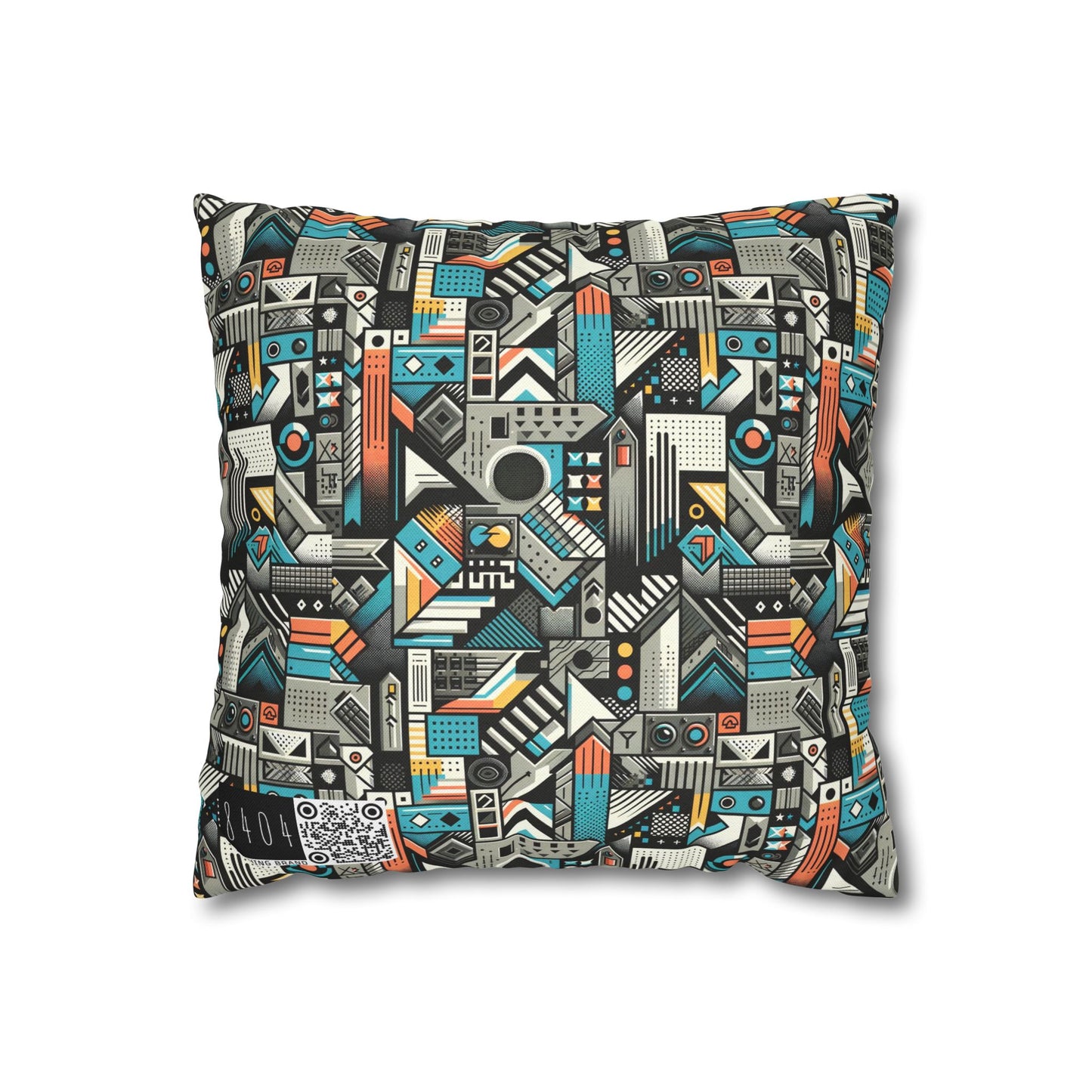Digital Street Art Urban Street Style Spun Polyester Square Pillowcase - 8404 Design-81