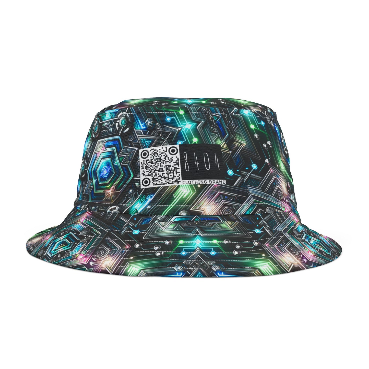 Tech-Infused Futurism Futuristic Tech Bucket Hat - 8404 Design-63