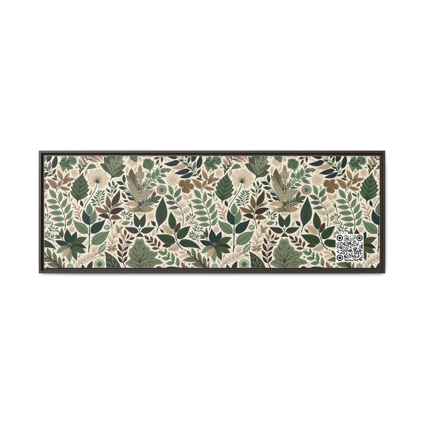 Streetwear Sustainability Environmentally Conscious Streetwear with a Natural Aesthetic Matte Canvas, Framed (multi-color) - 8404 Design-57 B