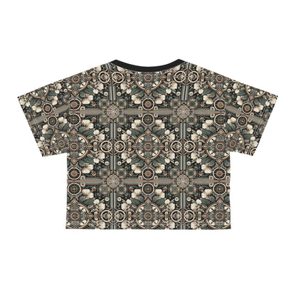 Cyber Garden Party Tech Garden Extravaganza Crop Tee - 8404 Design-66