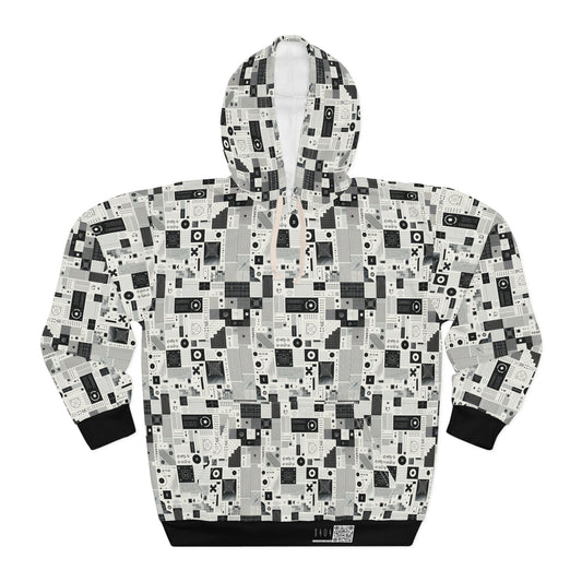 Digital Minimalism Minimalist Tech Pullover Hoodie - 8404 Design-50