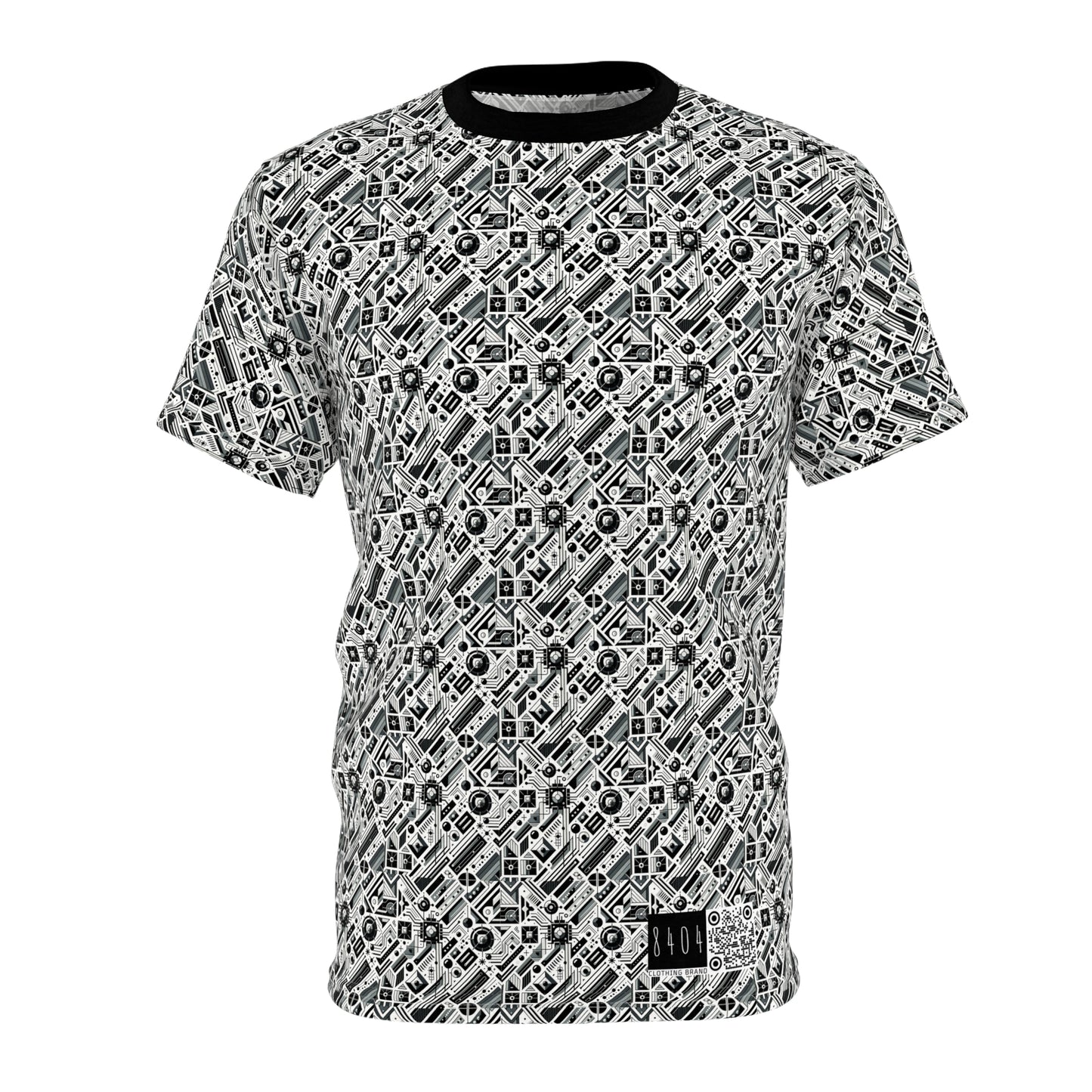 Digital Minimalism Minimalist Tech Unisex Cut & Sew Tee - 8404 Design-62