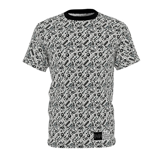 Digital Minimalism Minimalist Tech Unisex Cut & Sew Tee - 8404 Design-62