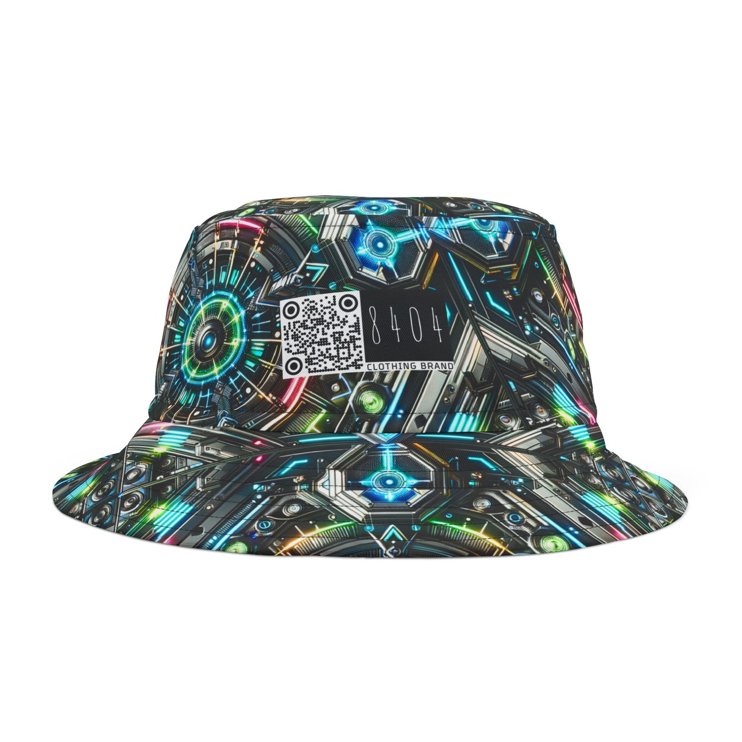 Tech-Infused Futurism Futuristic Tech Bucket Hat - 8404 Design-53