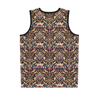 Digital Renaissance Modern Baroque Fusion Basketball Jersey - 8404 Design-53