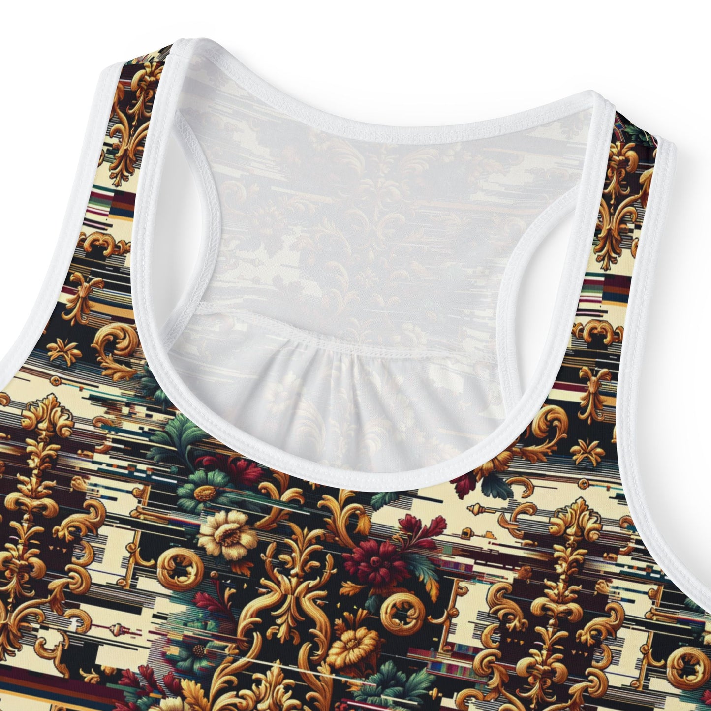 Digital Renaissance Modern Baroque Fusion Women's Tank Top - 8404 Design-63