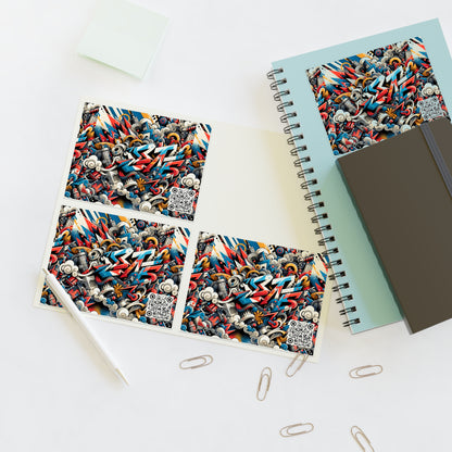 Neo-Traditional Street Art Modern Street Art Fusion Sticker Sheets - 8404 Design-52