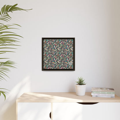Digital Street Art Urban Street Style Matte Canvas, Framed (multi-color) - 8404 Design-74 B