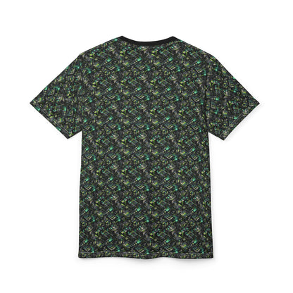 Tech-Infused Graphics Tech-Forward Streetwear Unisex Cut & Sew Tee - 8404 Design-47