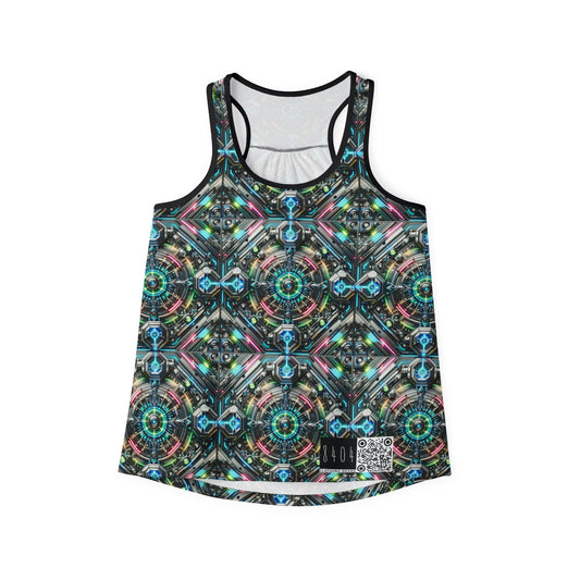 Tech-Infused Futurism Futuristic Tech Women's Tank Top - 8404 Design-53