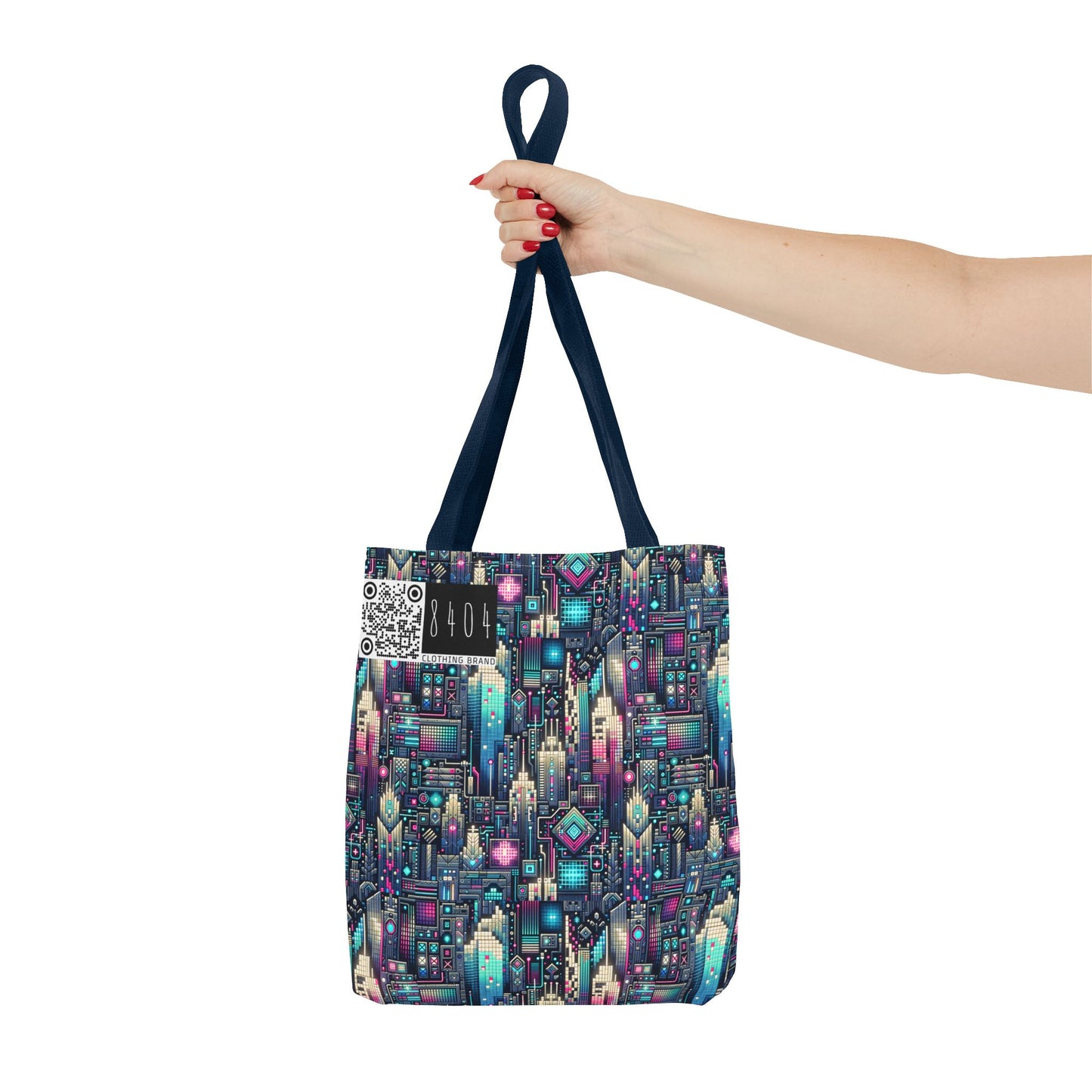 Digital Renaissance Tech-Forward Maximalism Tote Bag - 8404 Design-56