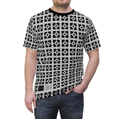 8404 Design Unisex Cut & Sew Tee - "pattern 4 Black" - S/m/l/xl/2xl/3xl T-Shirt
