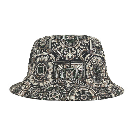 Cyber Garden Party Tech Garden Extravaganza Bucket Hat - 8404 Design-45