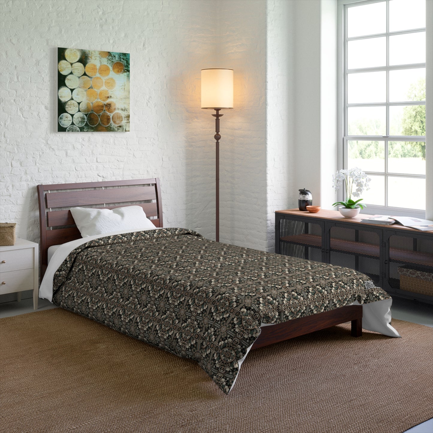 Cyber Garden Party Tech Garden Extravaganza Comforter - 8404 Design-66