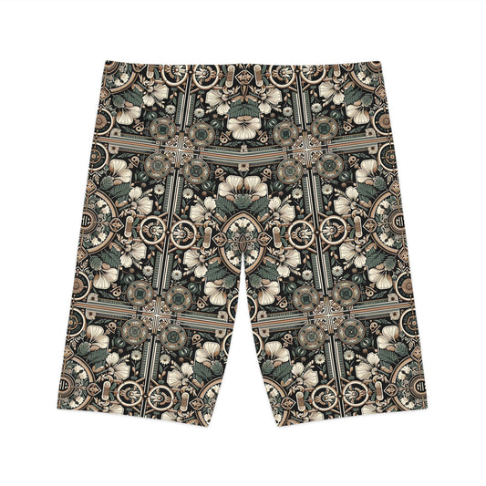 Cyber Garden Party Tech Garden Extravaganza Women's Bike Shorts - 8404 Design-66