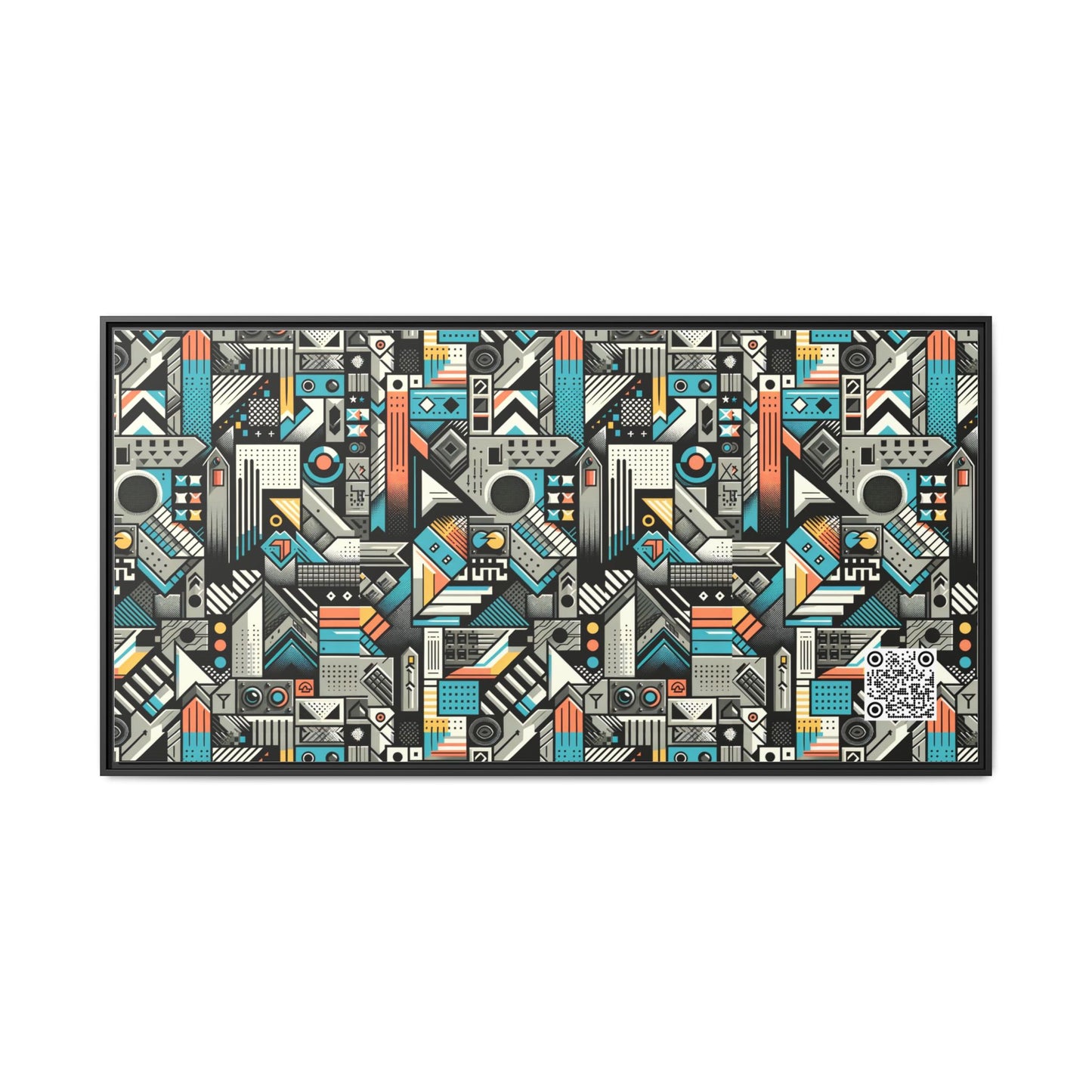 Digital Street Art Urban Street Style Matte Canvas, Framed (multi-color) - 8404 Design-81 B