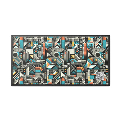 Digital Street Art Urban Street Style Matte Canvas, Framed (multi-color) - 8404 Design-81 B