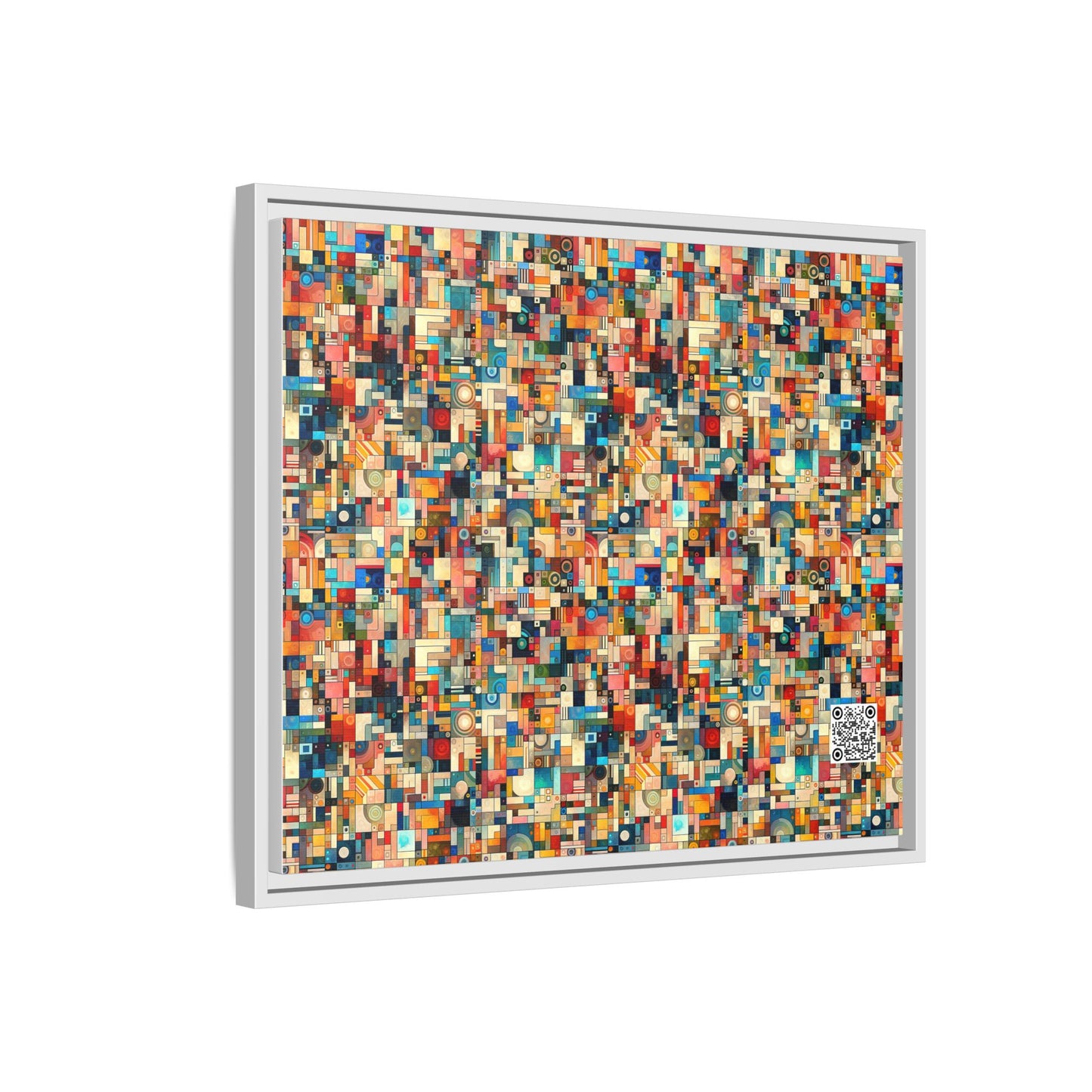Digital Artistic Expression Artistic Streetwear Matte Canvas, Framed (multi-Color) - 8404 Design-46 B