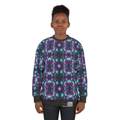 Iridescent Dream Futuristic Tech Sweatshirt - 8404 Design-60