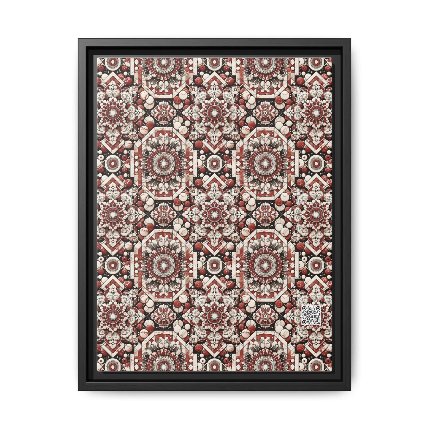 Neo Jomon Sculptural Aesthetics Artisanal Streetwear Matte Canvas, Framed (multi-Color) - 8404 Design-55 A