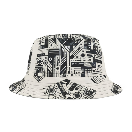 Digital Minimalism Minimalist Tech Bucket Hat - 8404 Design-47