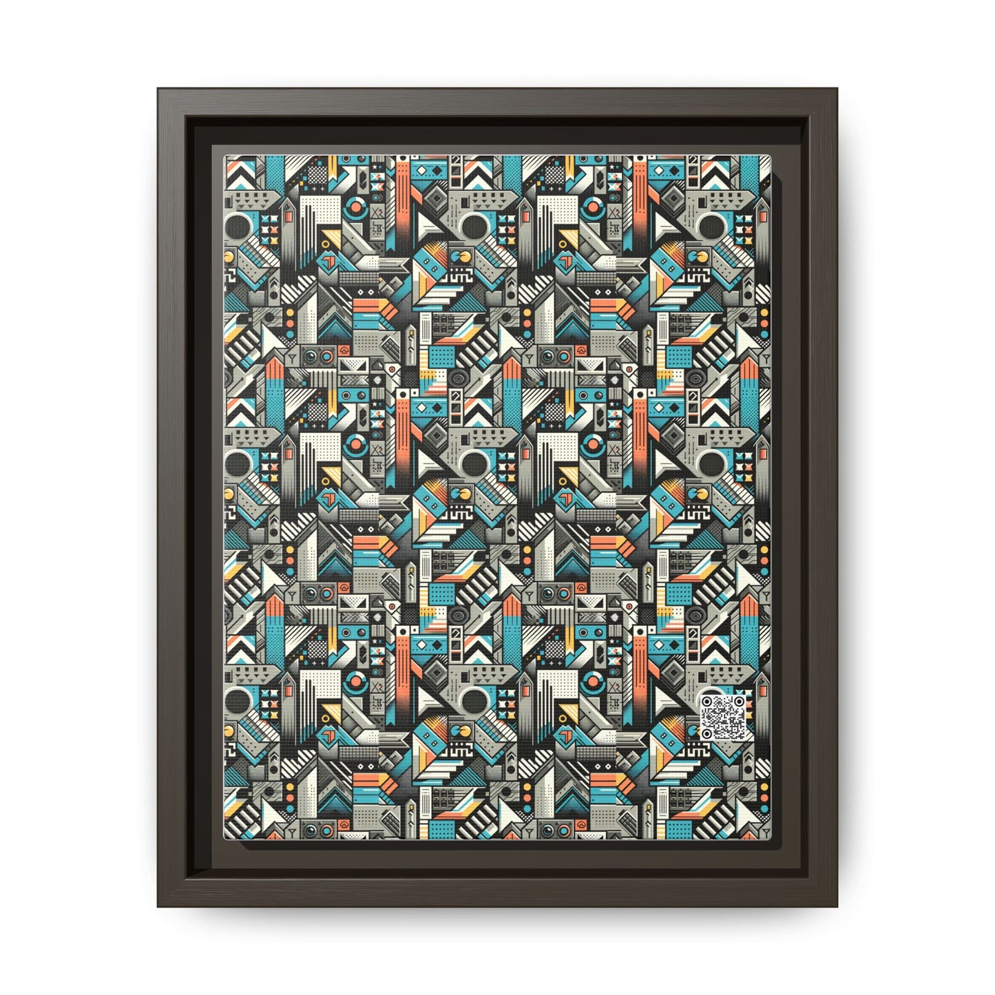 Digital Street Art Urban Street Style Matte Canvas, Framed (multi-color) - 8404 Design-81 B