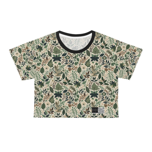 Streetwear Sustainability Environmentally Conscious Streetwear with a Natural Aesthetic Crop Tee - 8404 Design-57