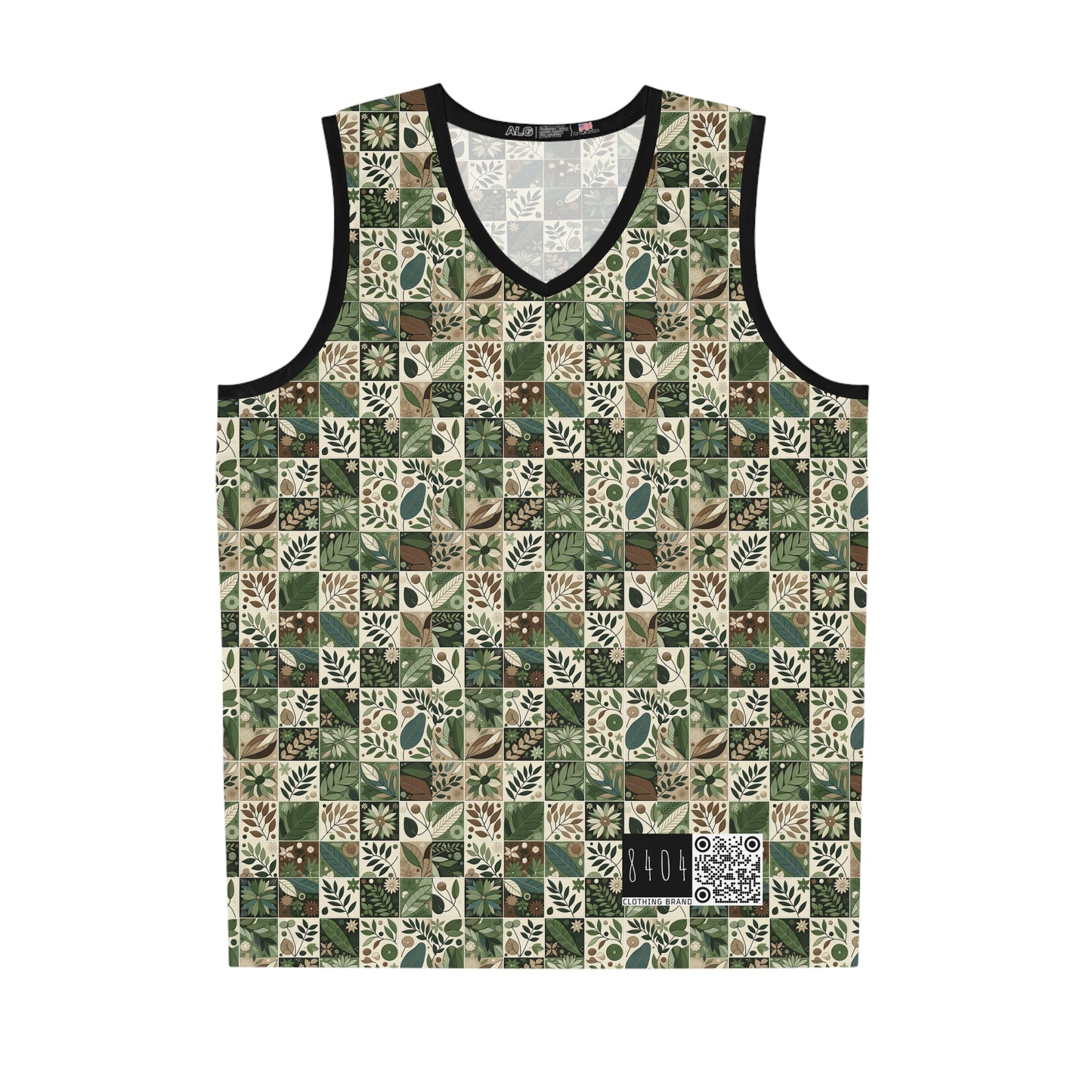 Streetwear Sustainability Environmentally Conscious Streetwear with a Natural Aesthetic Basketball Jersey - 8404 Design-57