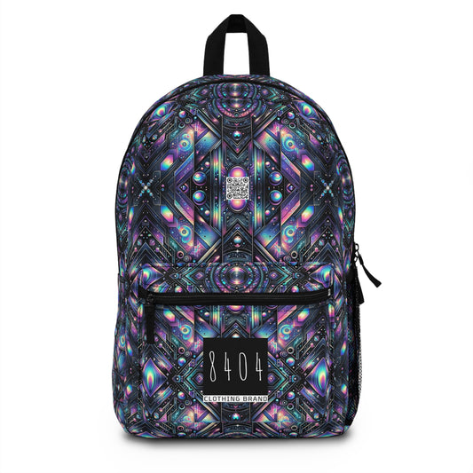 Galactic Hues Tech-Forward Cosmic Fusion Backpack - 8404 Design-58