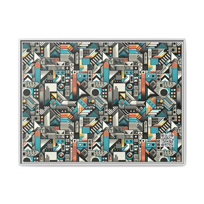 Digital Street Art Urban Street Style Matte Canvas, Framed (multi-color) - 8404 Design-81 A