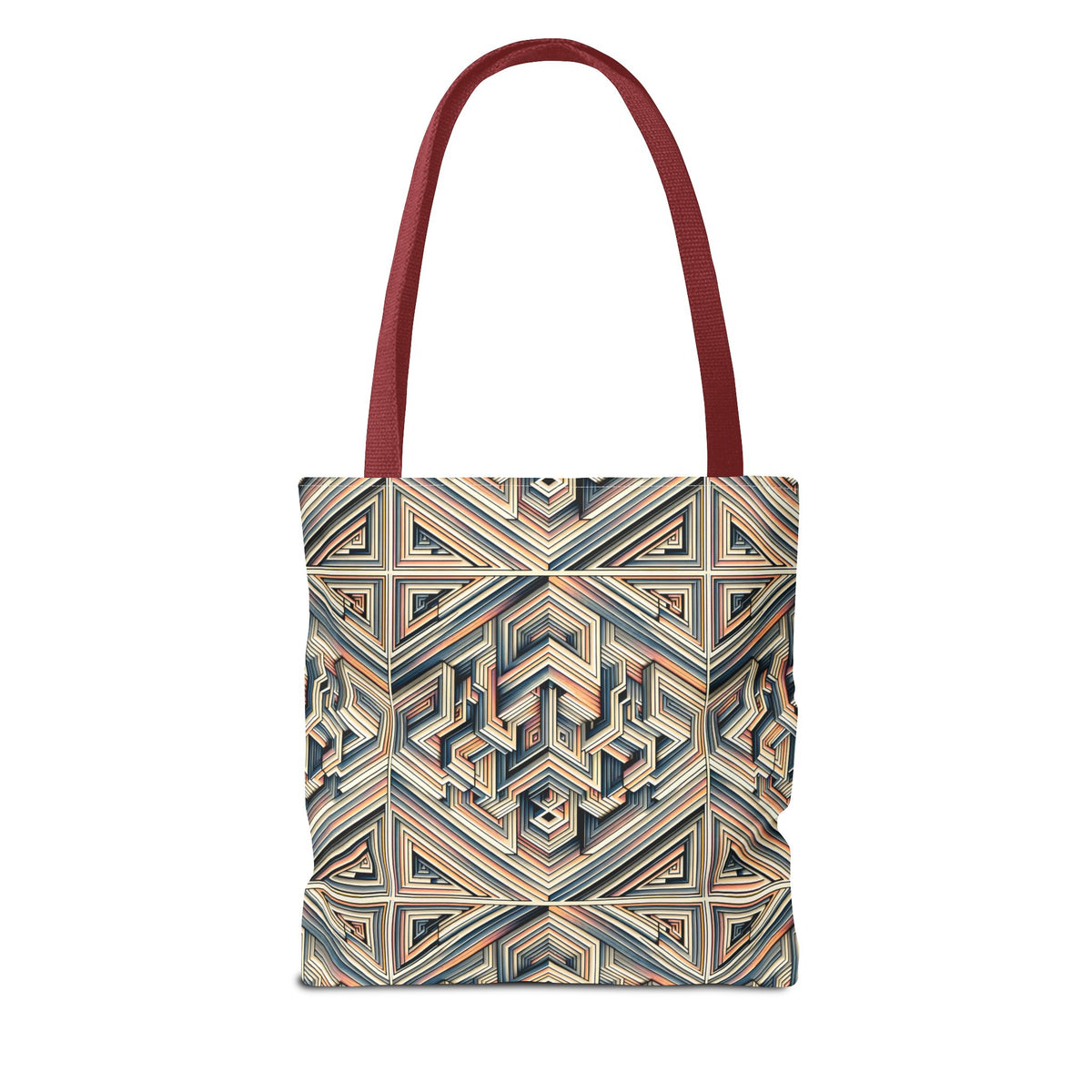 Tech Illusion Graphics Futuristic Artistry Tote Bag - 8404 Design-52