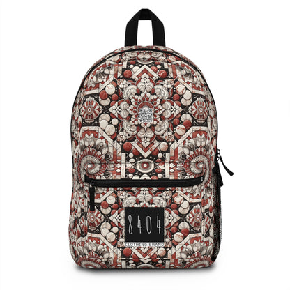 Neo Jomon Sculptural Aesthetics Artisanal Streetwear Backpack - 8404 Design-55