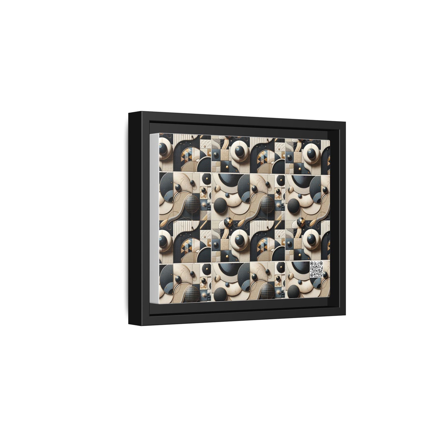 Tech-forward Luxe Streetwear Tech Luxe Fusion Matte Canvas, Framed (multi-color) - 8404 Design-71 B