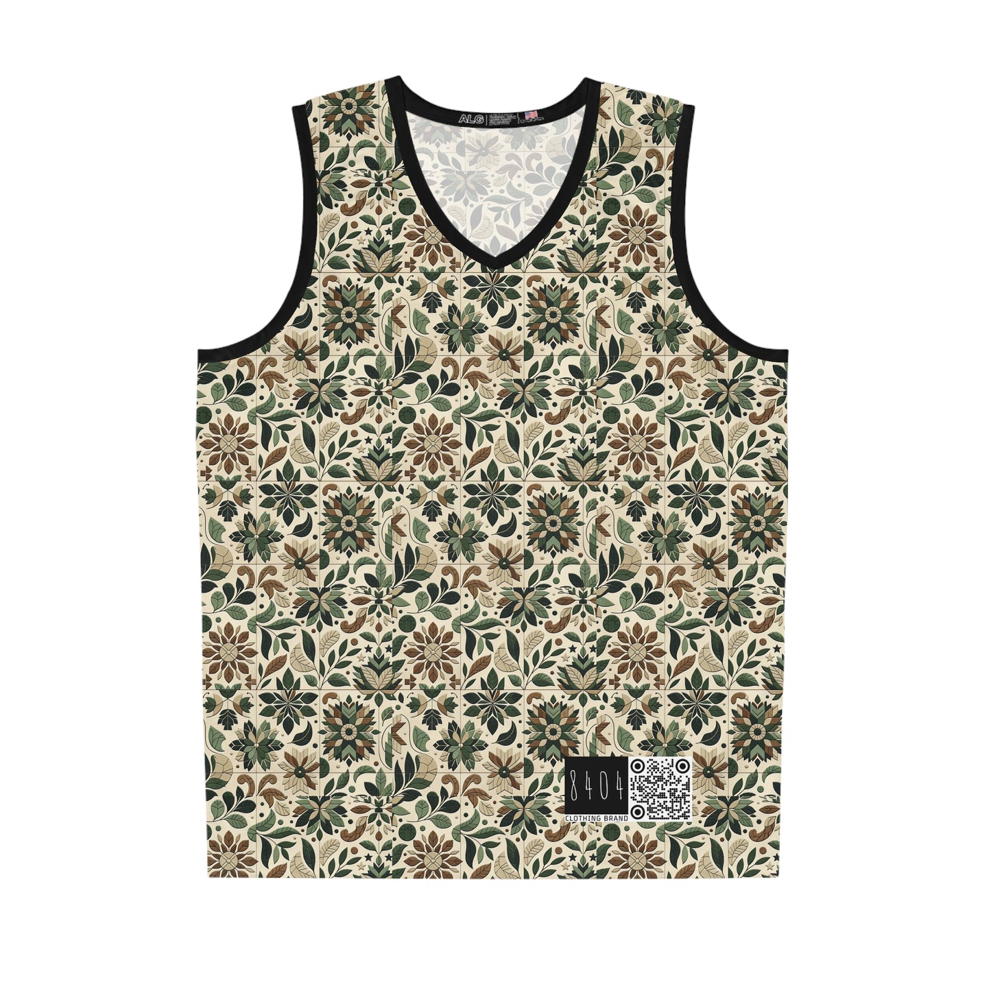 Streetwear Sustainability Environmentally Conscious Streetwear with a Natural Aesthetic Basketball Jersey - 8404 Design-56