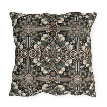 Cyber Garden Party Tech Garden Extravaganza Outdoor Pillow - 8404 Design-66