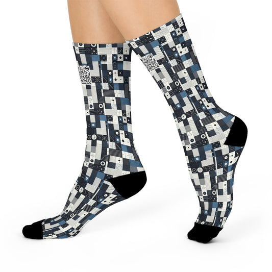 Minimalist Athleisure Minimalist Tech Cushioned Crew Socks - 8404 Design-39