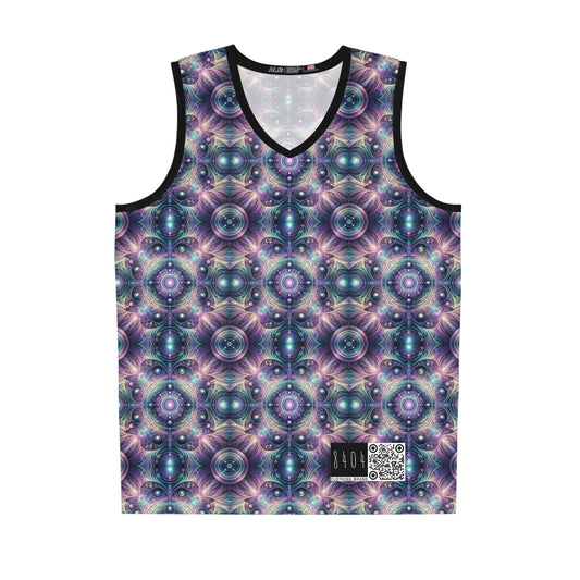 Iridescent Tech Fusion Tech-Forward Streetwear Basketball Jersey - 8404 Design-61