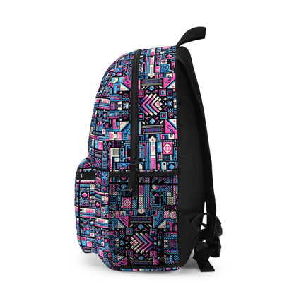 Digital Rebellion Youthful Streetwear with a Rebellious Digital Twist Backpack - 8404 Design-65