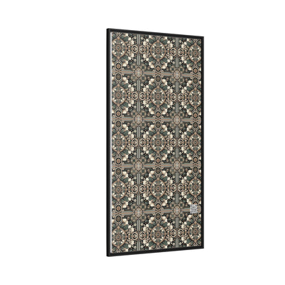 Cyber Garden Party Tech Garden Extravaganza Matte Canvas, Framed (multi-Color) - 8404 Design-66 A