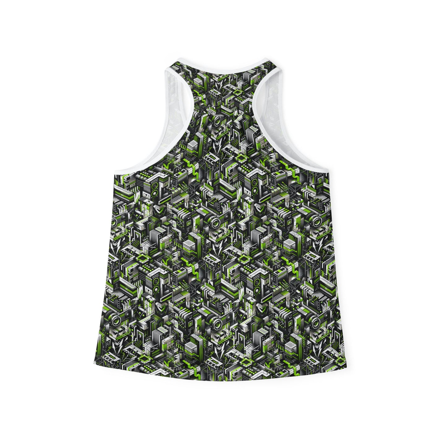 Graffiti Tech Fusion Bold Streetwear Fusion Women's Tank Top - 8404 Design-53
