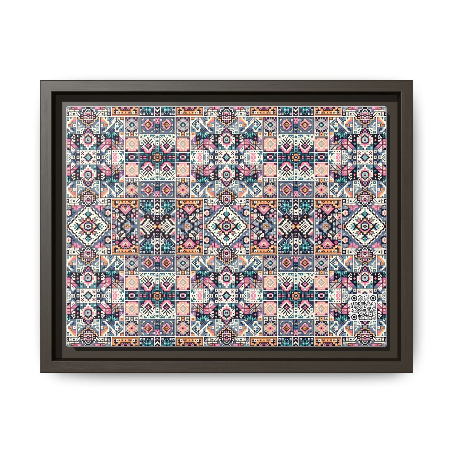 Matte Canvas, Framed (multi-Color) - 8404 Design-01
