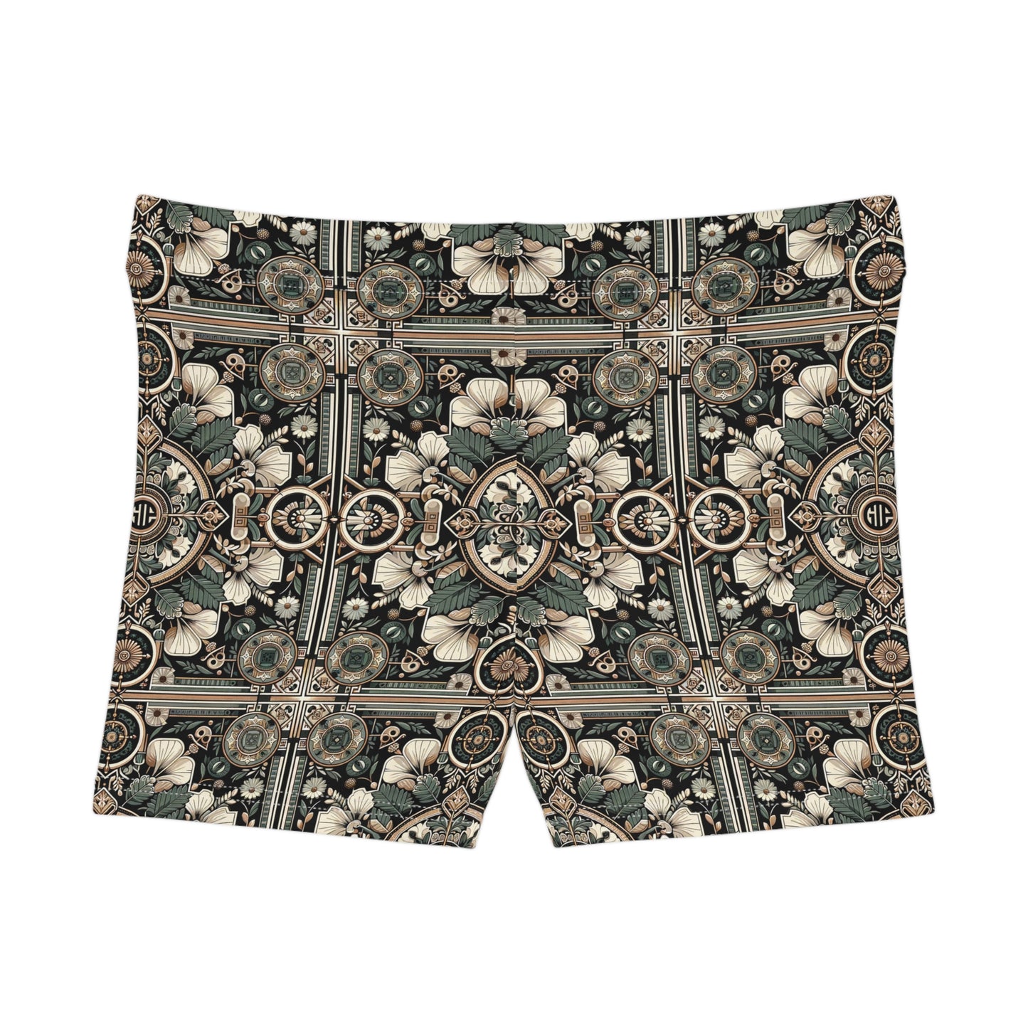 Cyber Garden Party Tech Garden Extravaganza Women's Shorts - 8404 Design-66