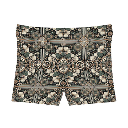 Cyber Garden Party Tech Garden Extravaganza Women's Shorts - 8404 Design-66