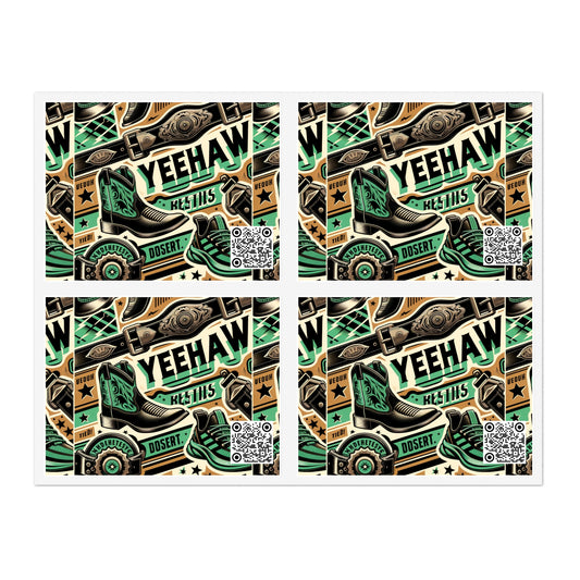 Digital Cowboy Tech-Western Fusion Sticker Sheets - 8404 Design-52