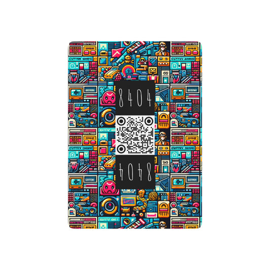 Digital Pop Culture Mashup Maximalist Pop Poker Playing Cards - 8404 Design-47 B