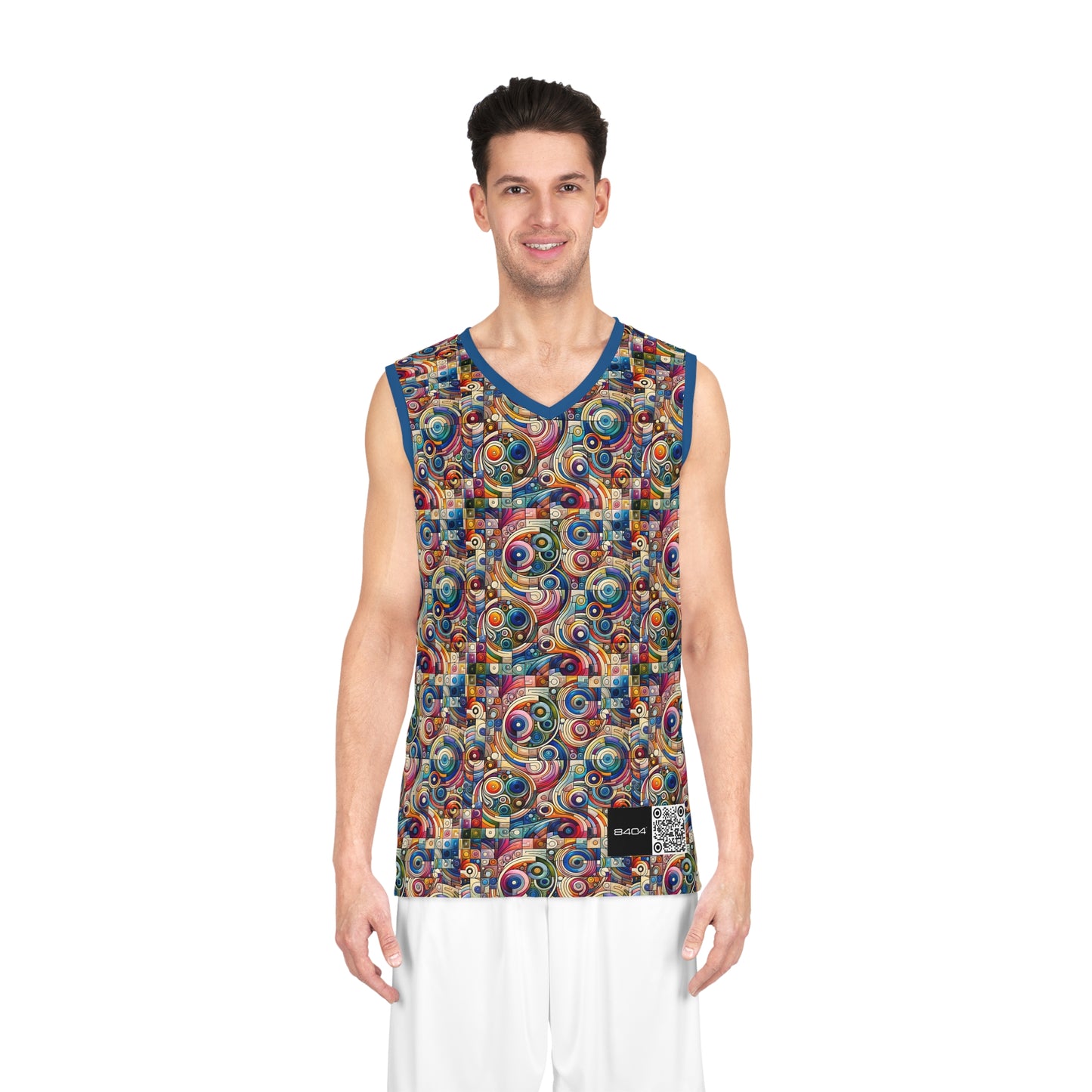 Digital Artistic Expression Artistic Streetwear Basketball Jersey - 8404 Design-49